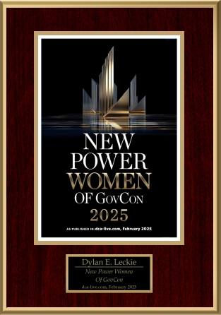 2025 Power Woman of GovCon recognition